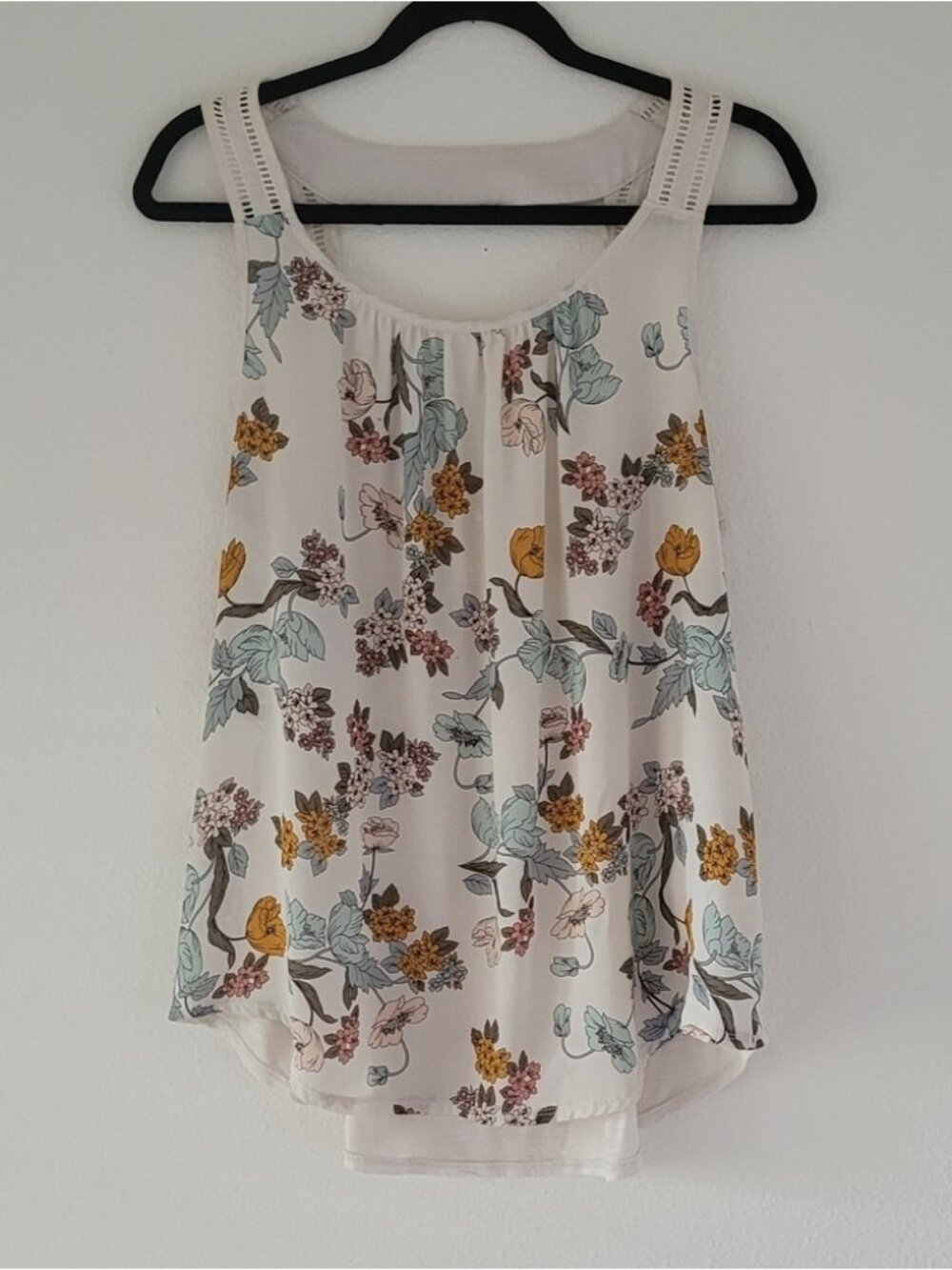 Tank Top with Yellow and Green